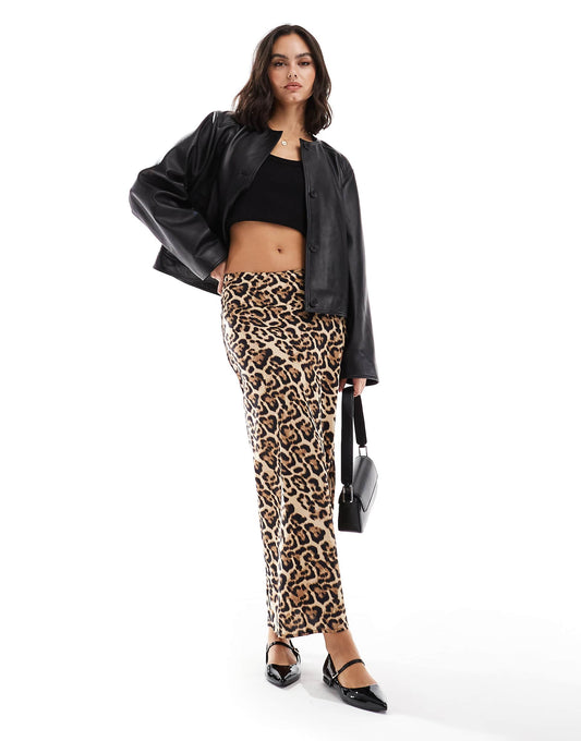 Satin Maxi Skirt