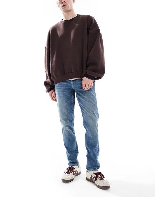 Skinny Jeans With Green Tint