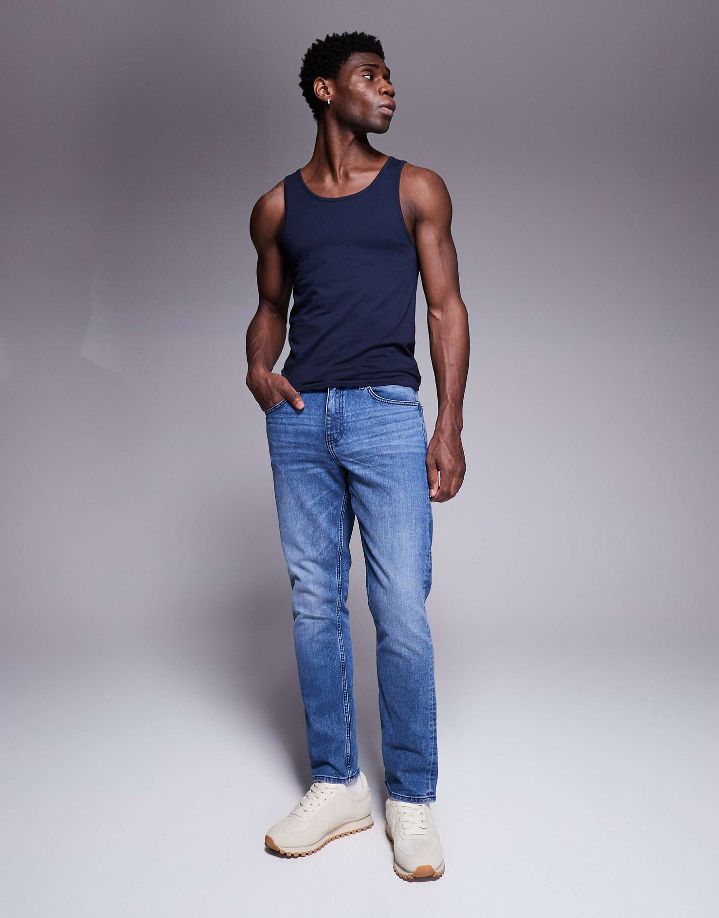 Slim Jeans With Tint