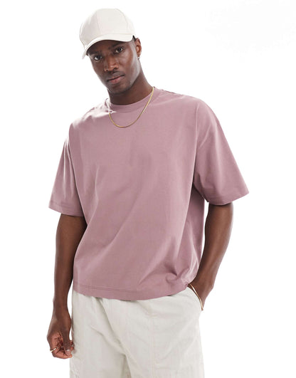 Boxy Oversized T-Shirt With Tennis Back Print