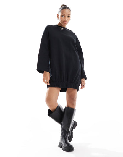 Cocoon Sleeve Mini Sweat Dress