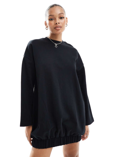 Cocoon Sleeve Mini Sweat Dress