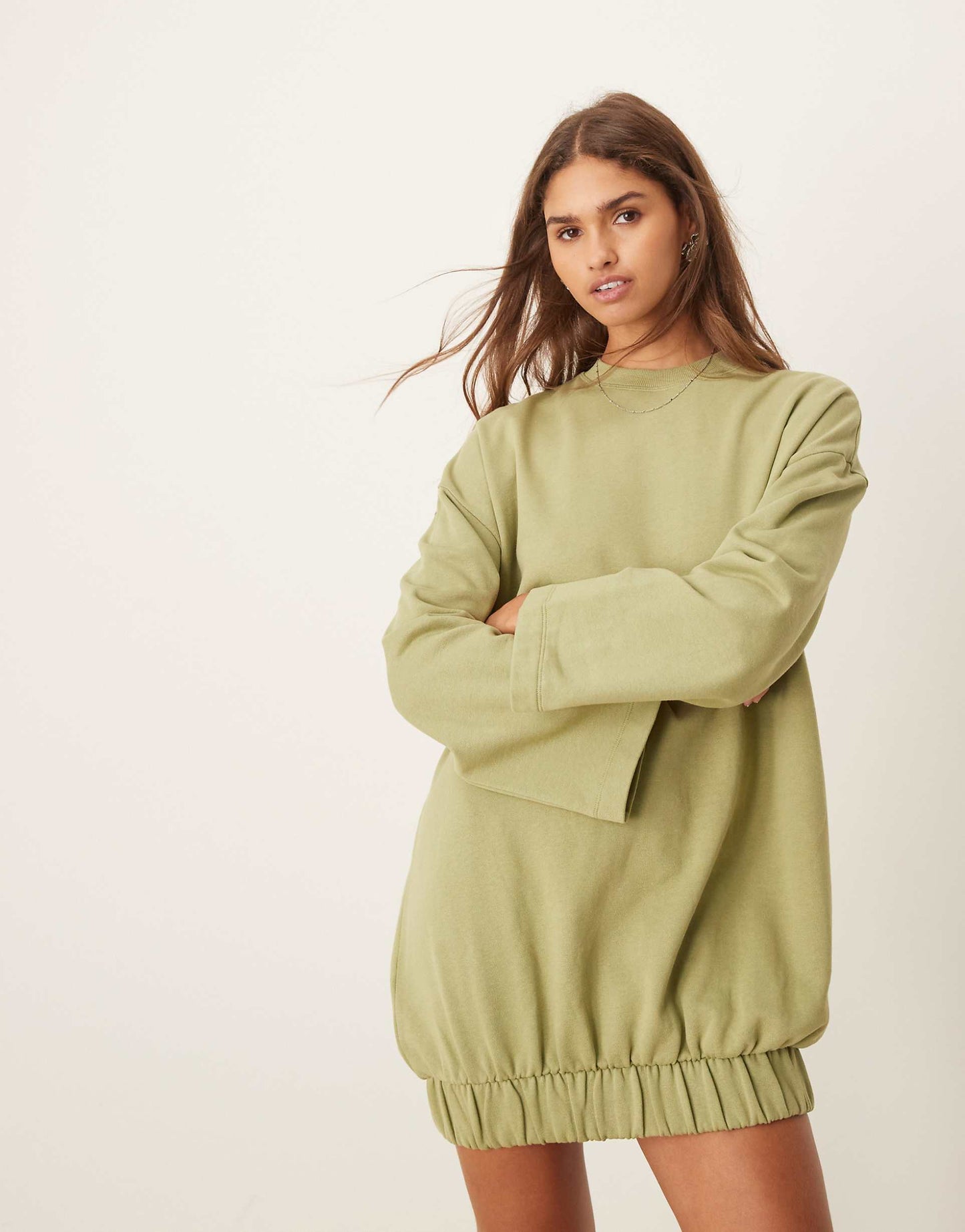 Cocoon Sleeve Mini Sweat Dress