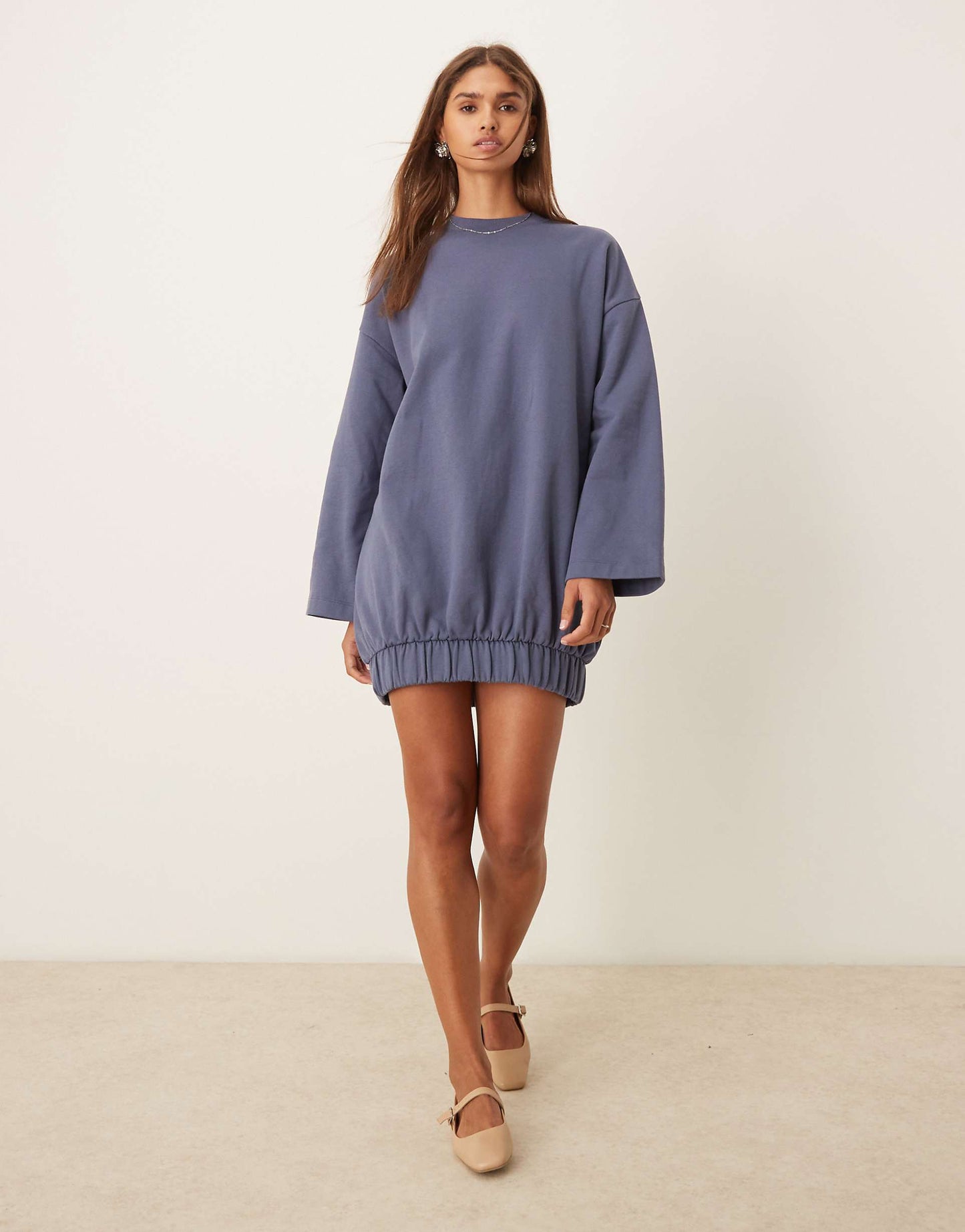 Cocoon Sleeve Mini Sweat Dress