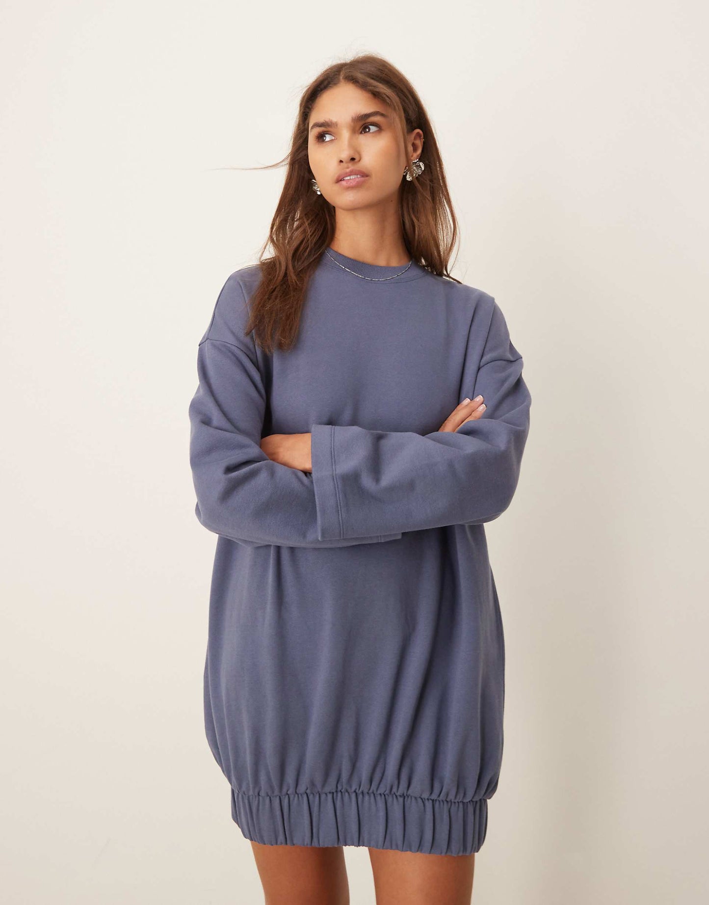 Cocoon Sleeve Mini Sweat Dress