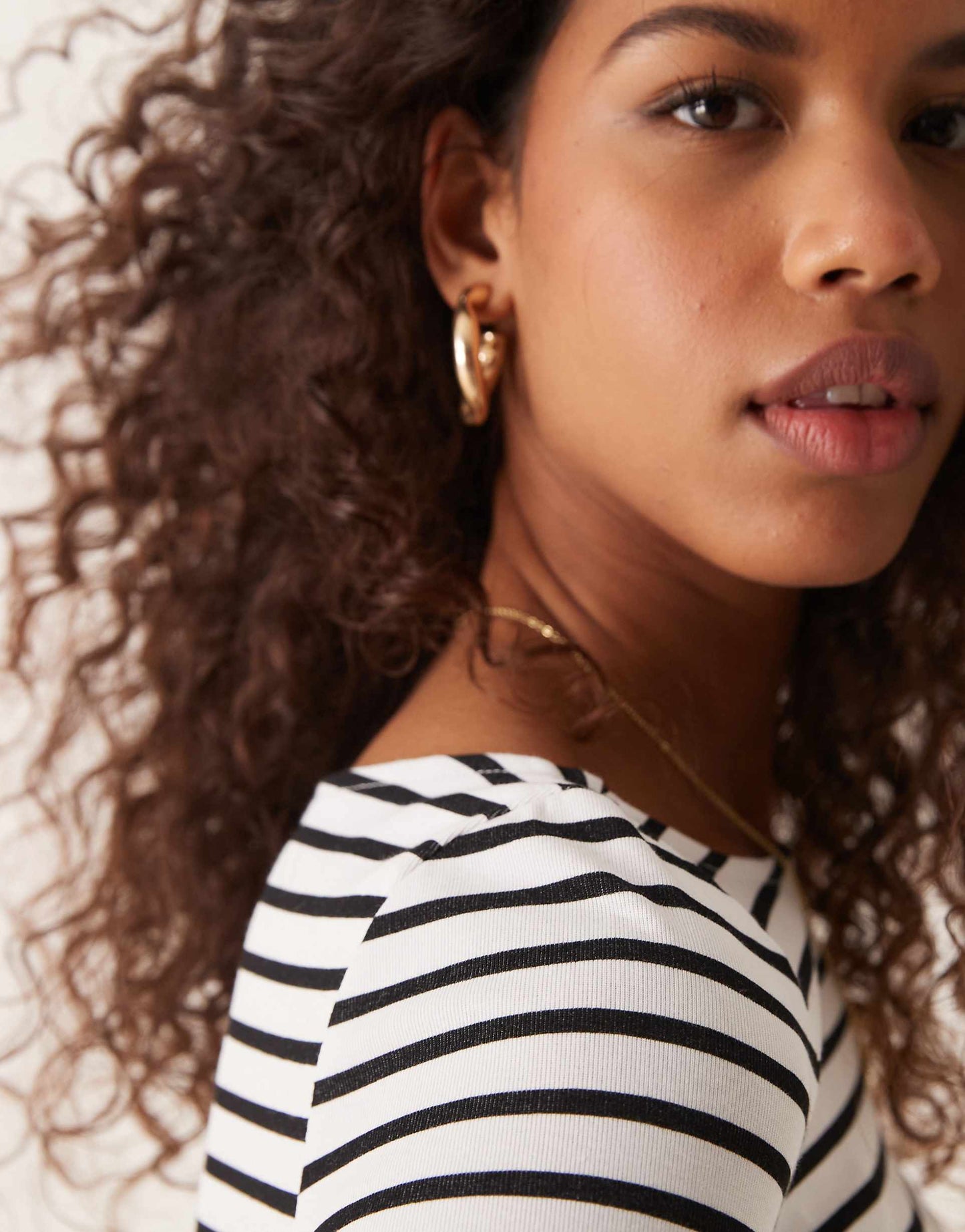 Boat Neck Long Sleeve Top