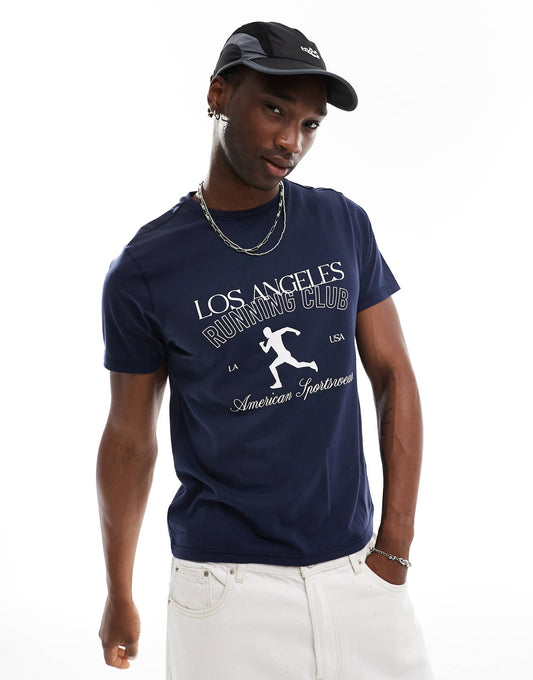 Los Angeles Running Club Relaxed Fit T-Shirt