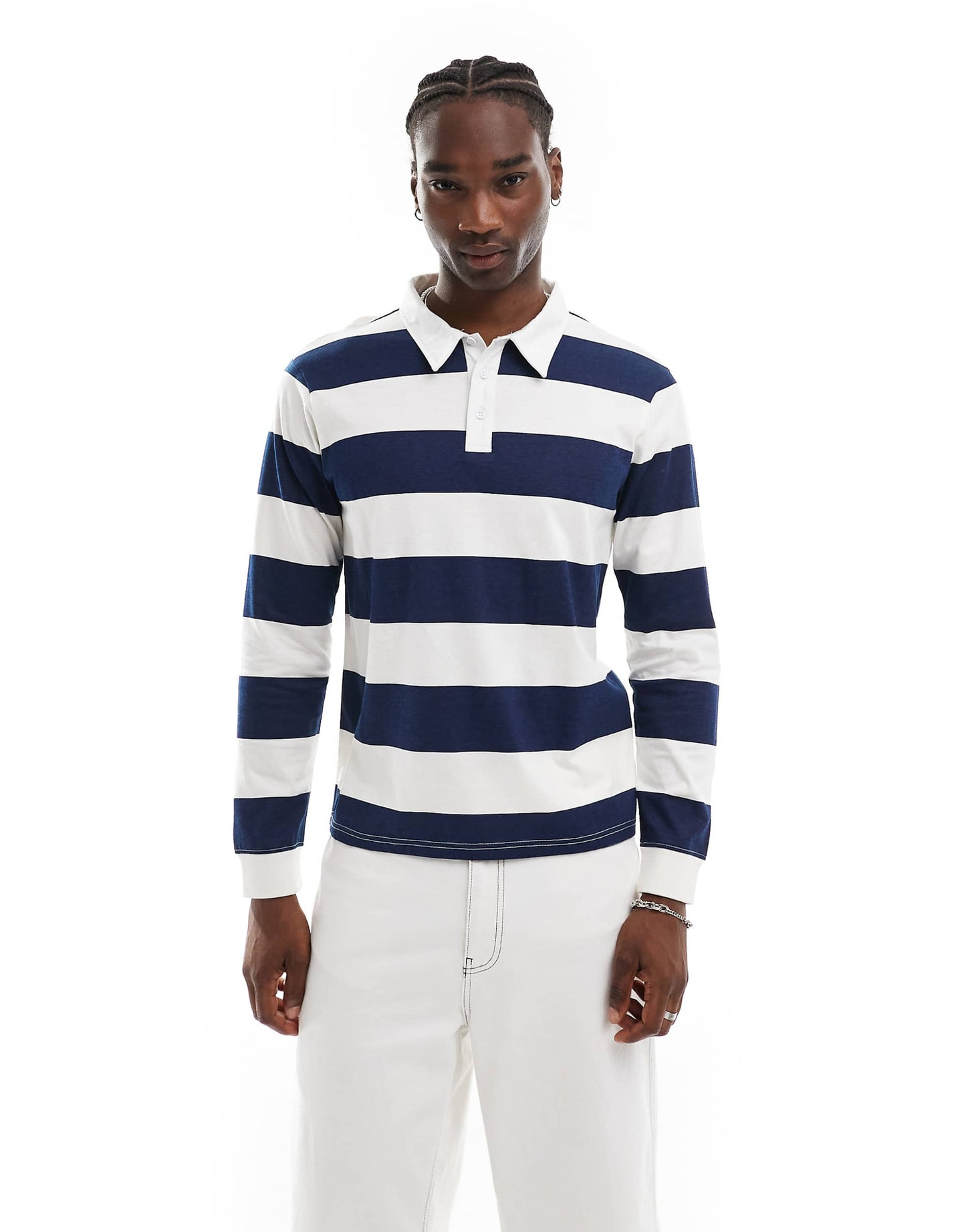Striped Rugby Long Sleeve T-Shirt