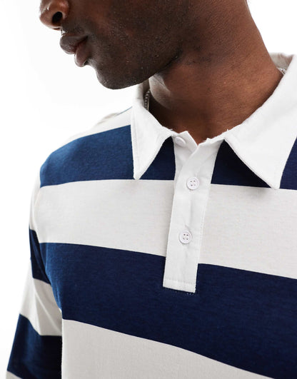 Striped Rugby Long Sleeve T-Shirt