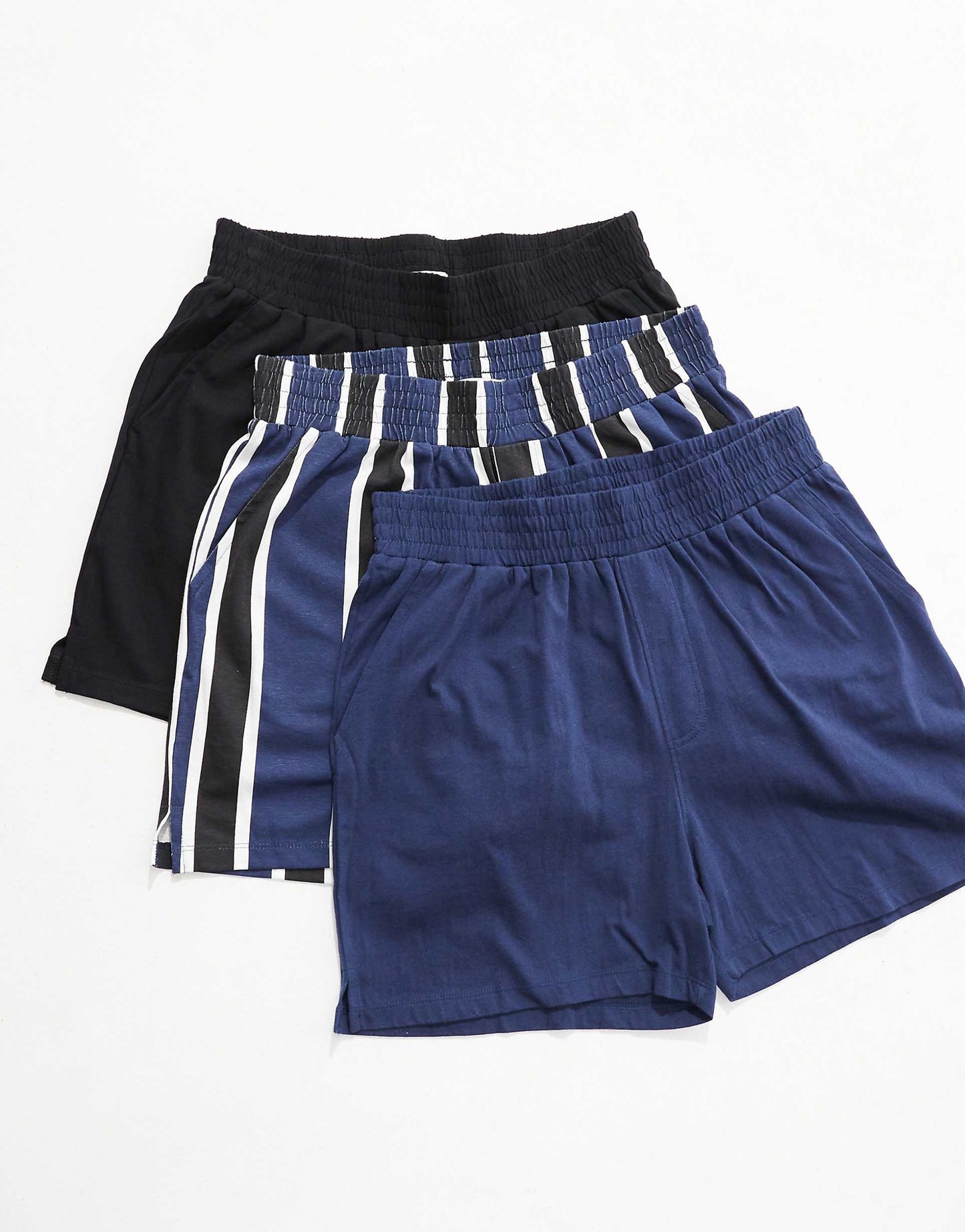 Multipack Set Of 3 Loungewear Shorts