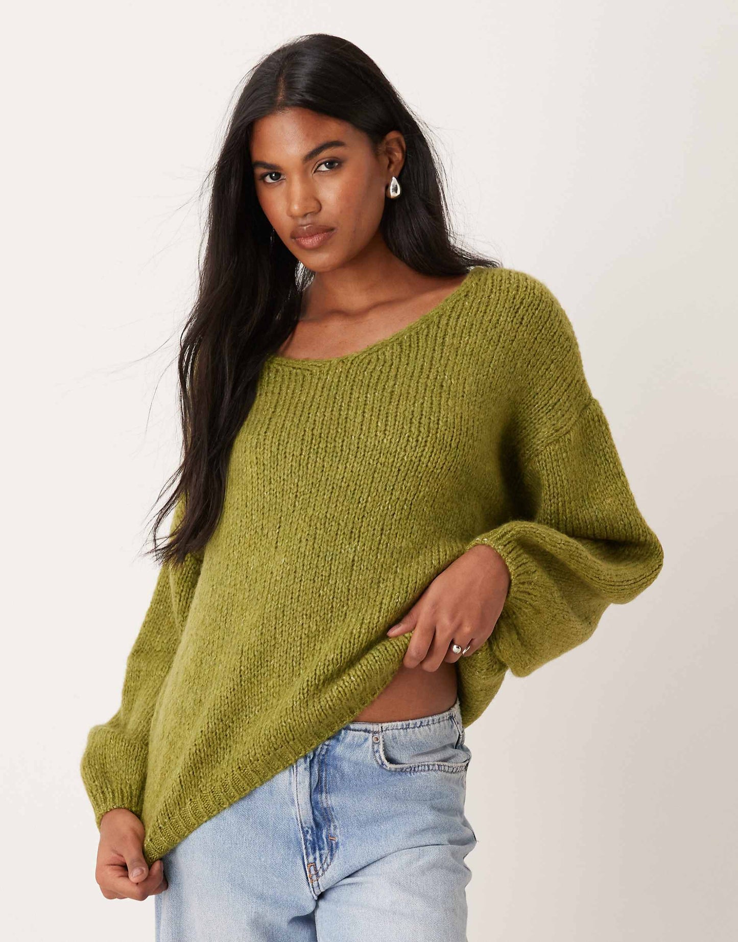 Reversible Pullover Knitted Jumper