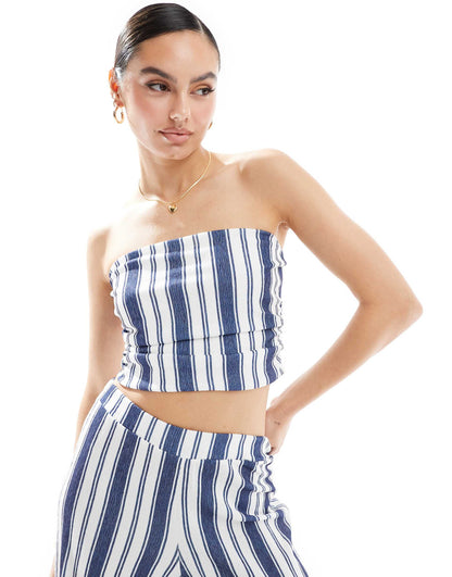 Co-Ord Textured Bandeau Top