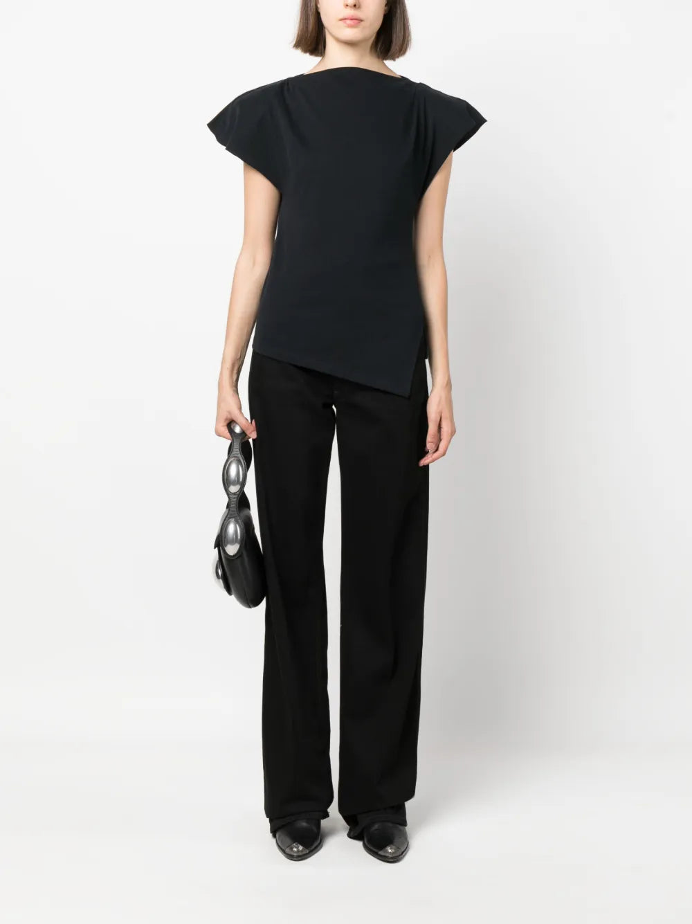 Sebani Padded Asymmetric T-Shirt