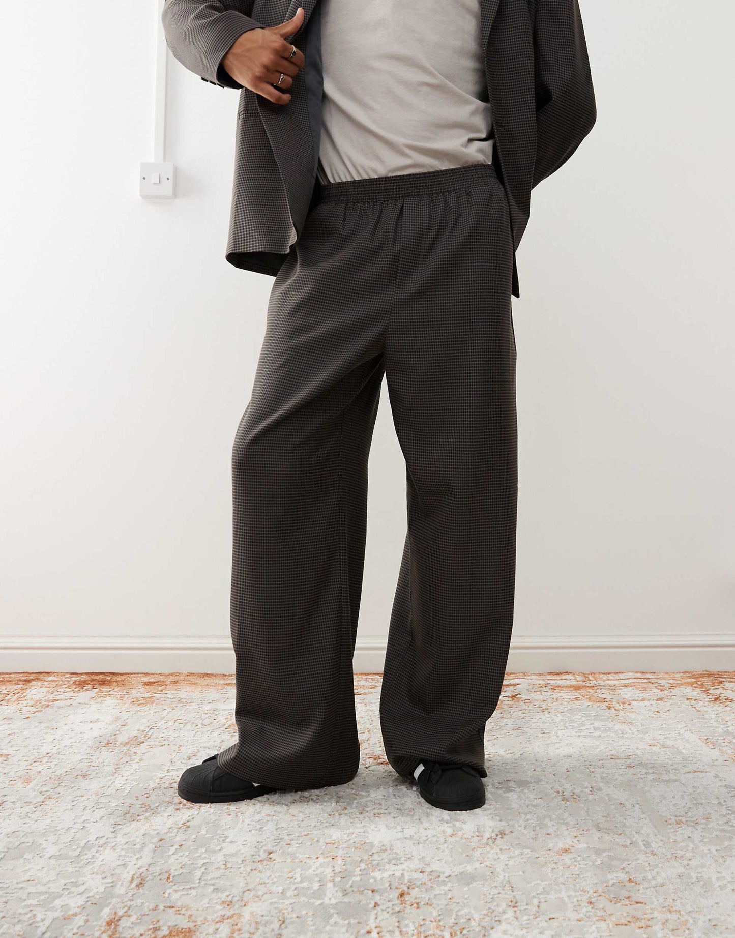 Wide Leg Tailored Jogger Co-Ord