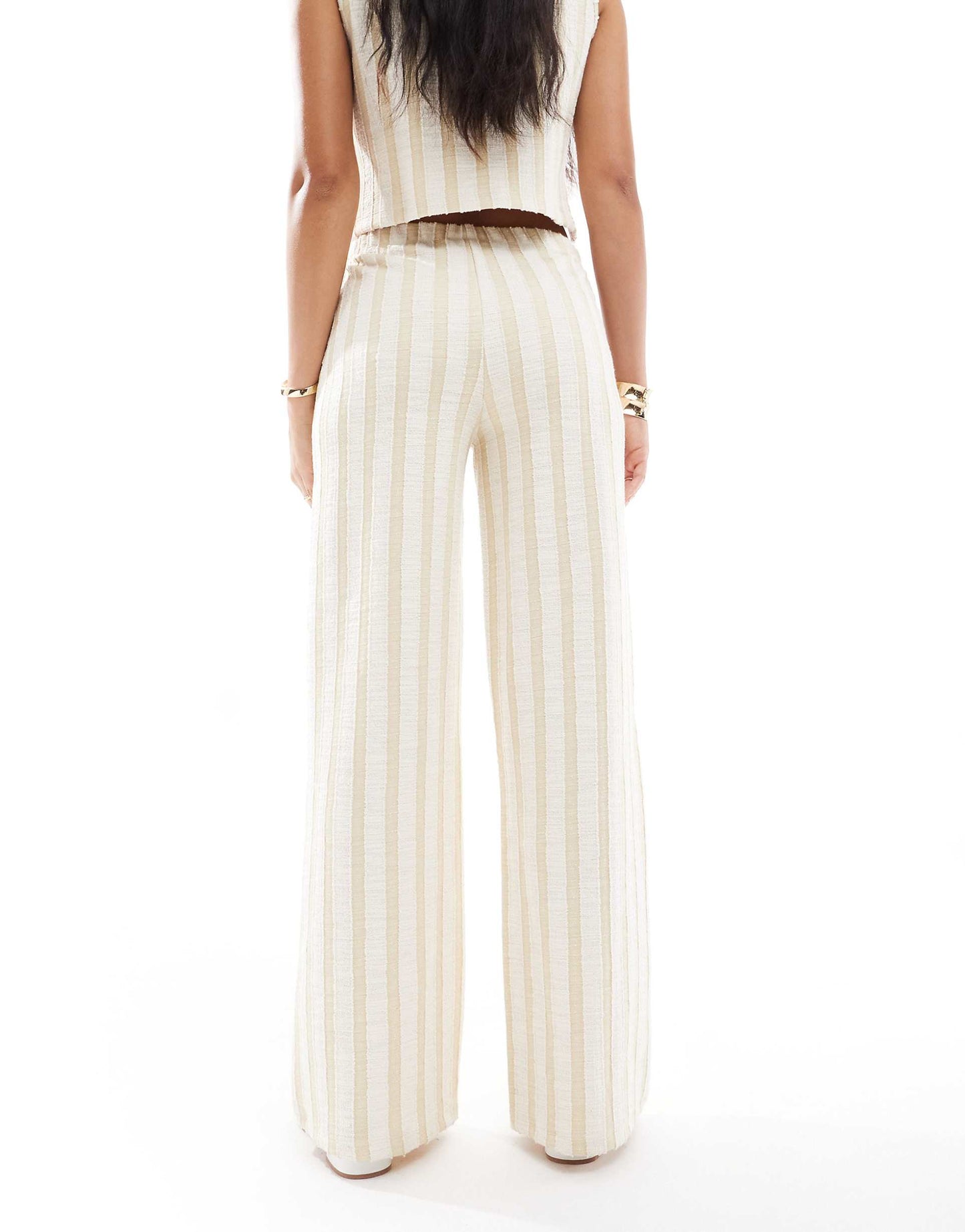 Co-Ord Wide Leg Low Rise Trousers