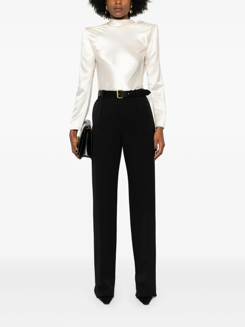Straight-Leg Tailored Trousers