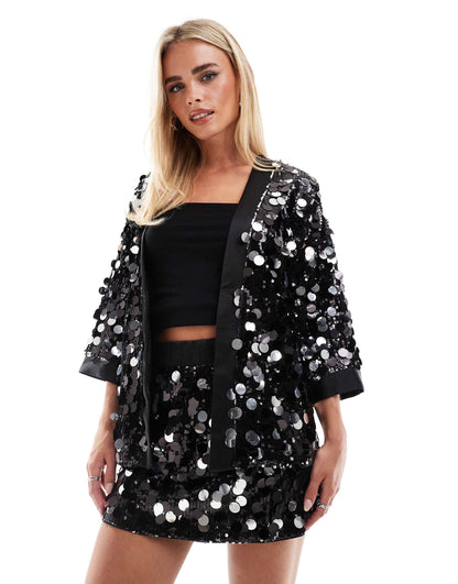 Petite Disco Sequin Kimono