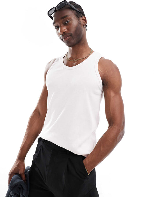 Loose Fit Rib Tank