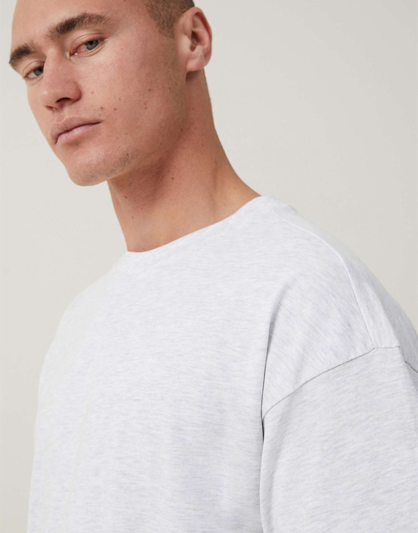 Box Fit Scooped Hem T-Shirt