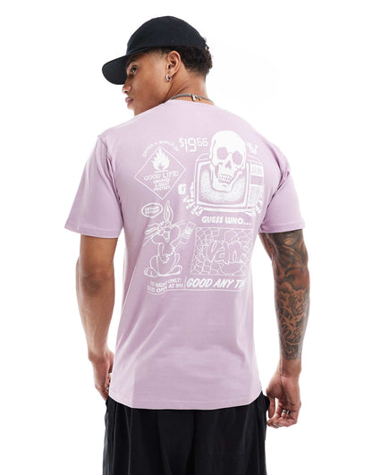 Short Sleeve T-Shirt With Back Print