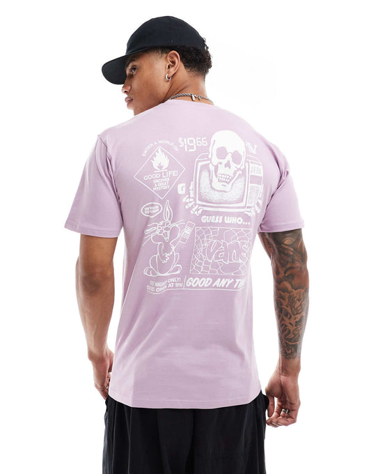 Short Sleeve T-Shirt With Back Print