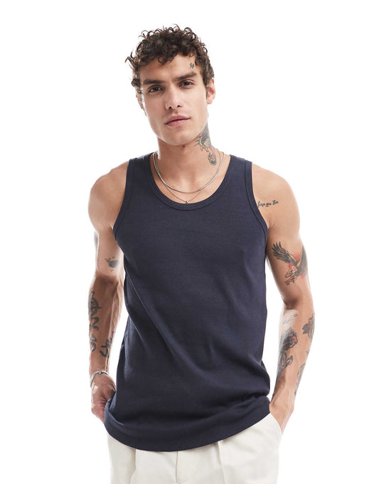 Loose Fit Rib Tank