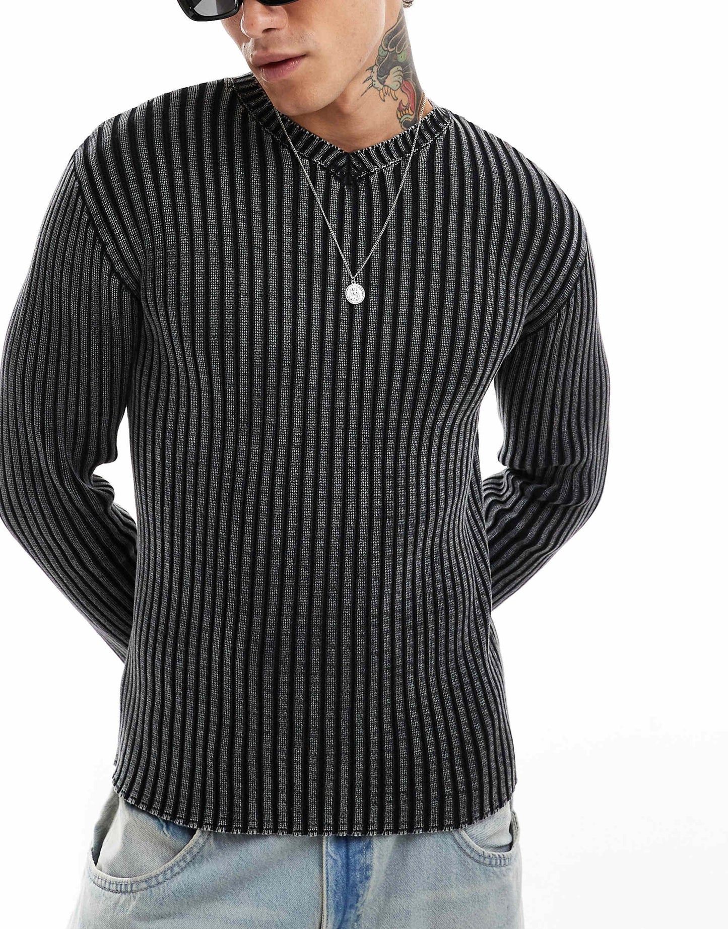 Morris Slim V Neck Jumper