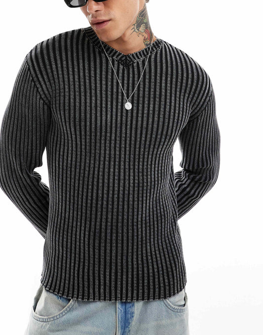 Morris Slim V Neck Jumper