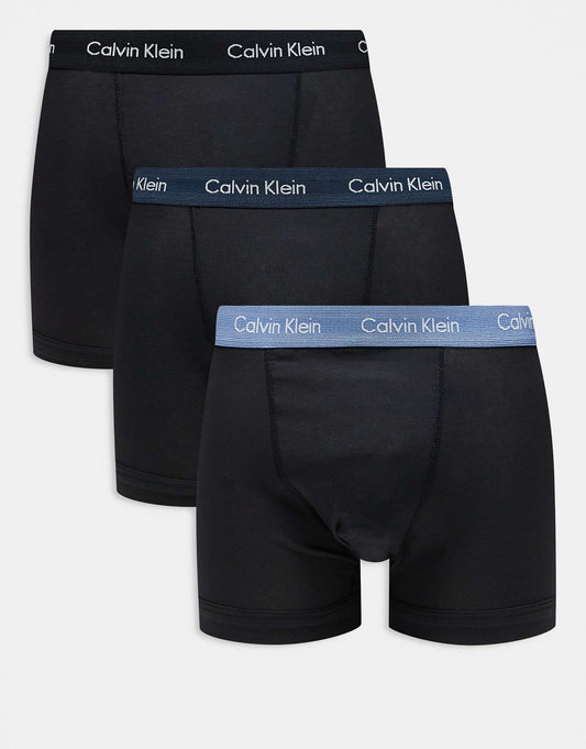 Asos Exclusive 3 Pack With Blue Waistbands