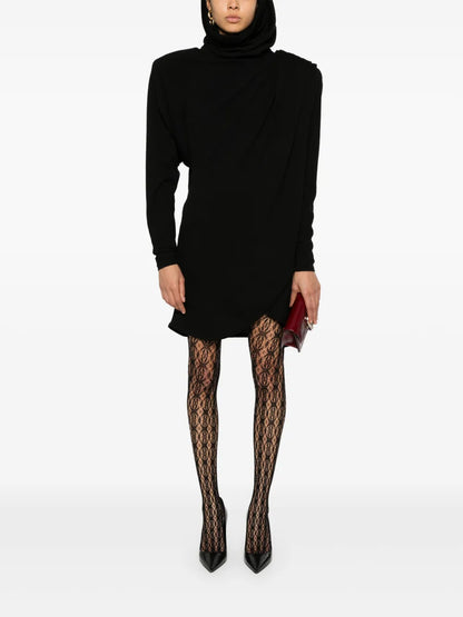 Hooded Wool Dress