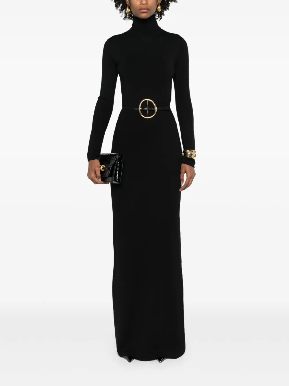 Long-Sleeve Wool Dress