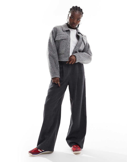 Collared Bomber Jacket