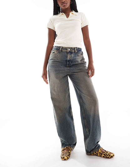 Erin Baggy Mid Rise Jeans