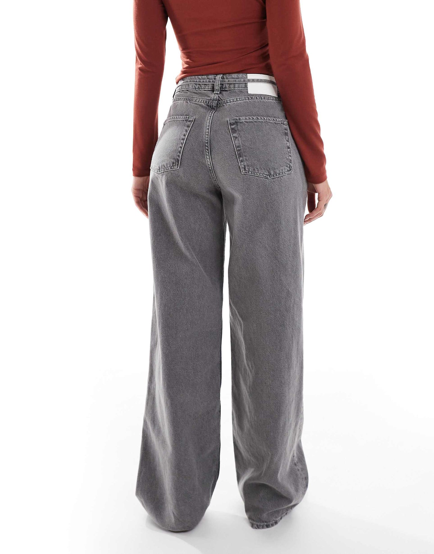 Eda Baggy Fit Jeans With Tie Front