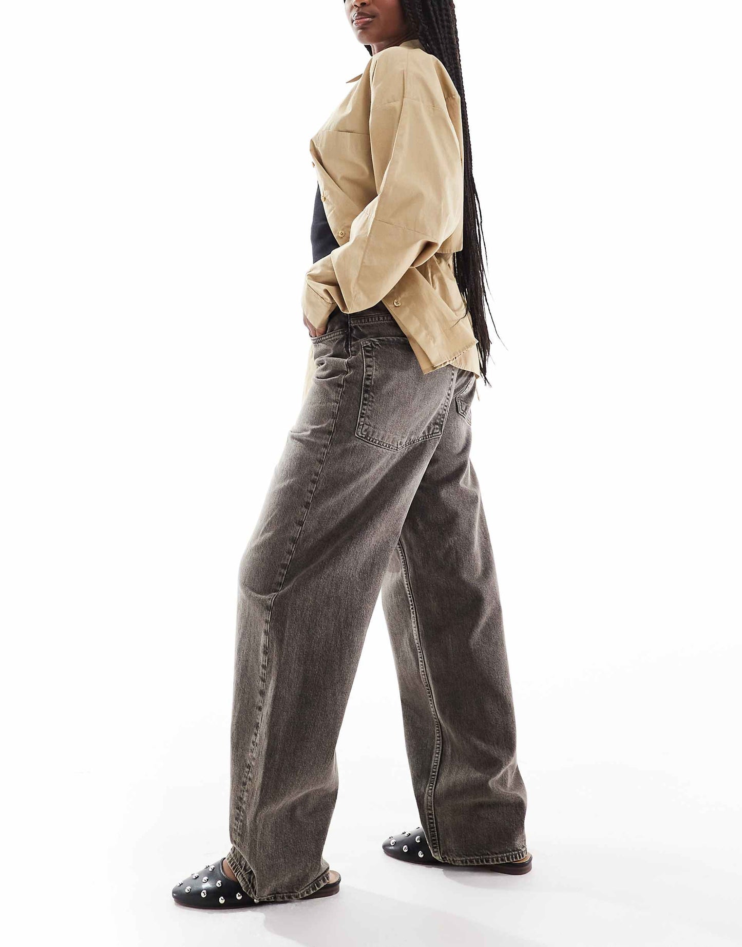 Erin Baggy Mid Rise Jeans