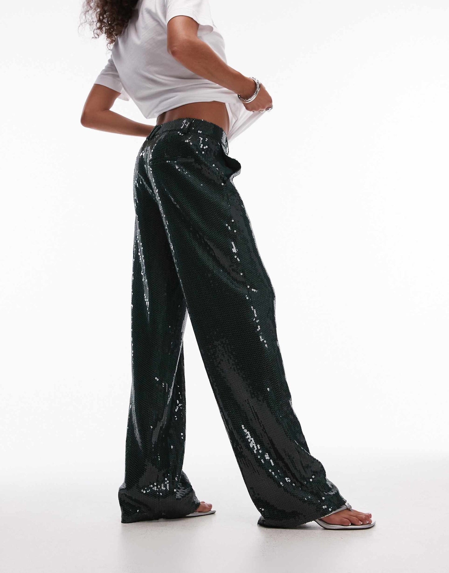 Sequin Tailored Trouser