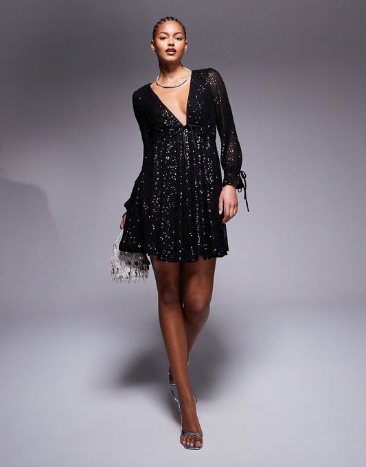 Tall Sequin Mini Dress