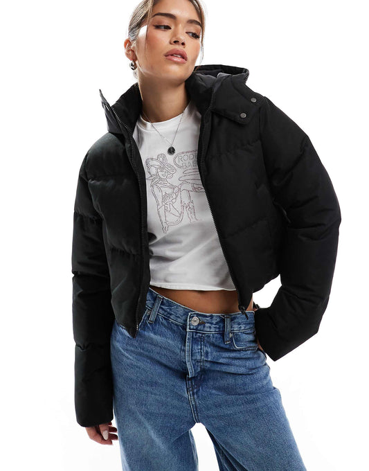 Cropped Puffer Jacket