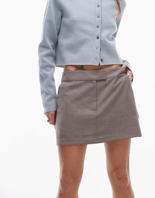 Tailored Mini Skirt