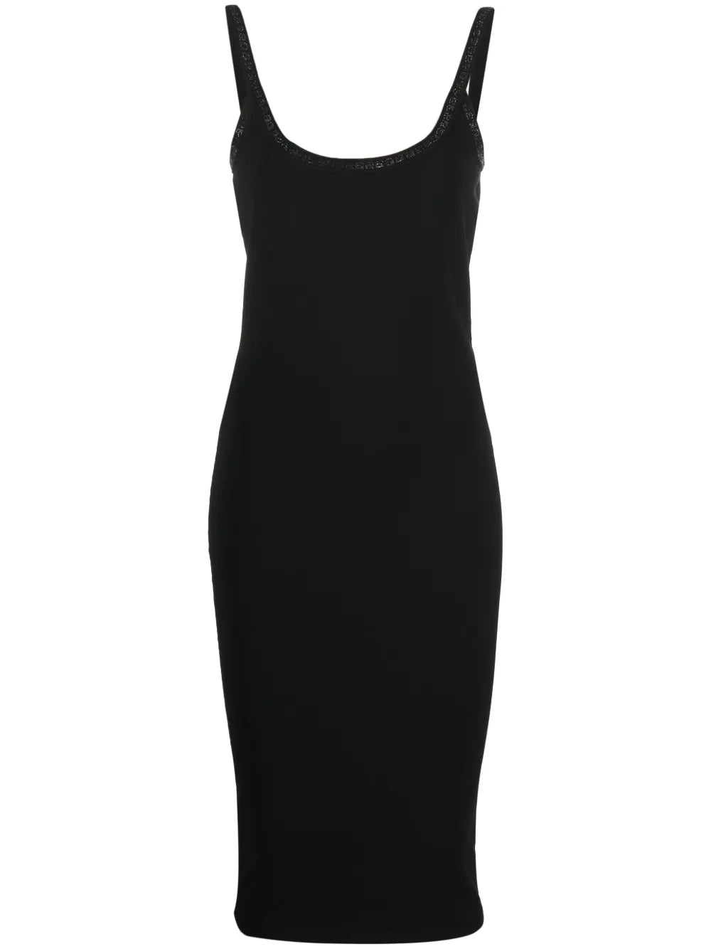 Crystal-Embellished Jersey Dress