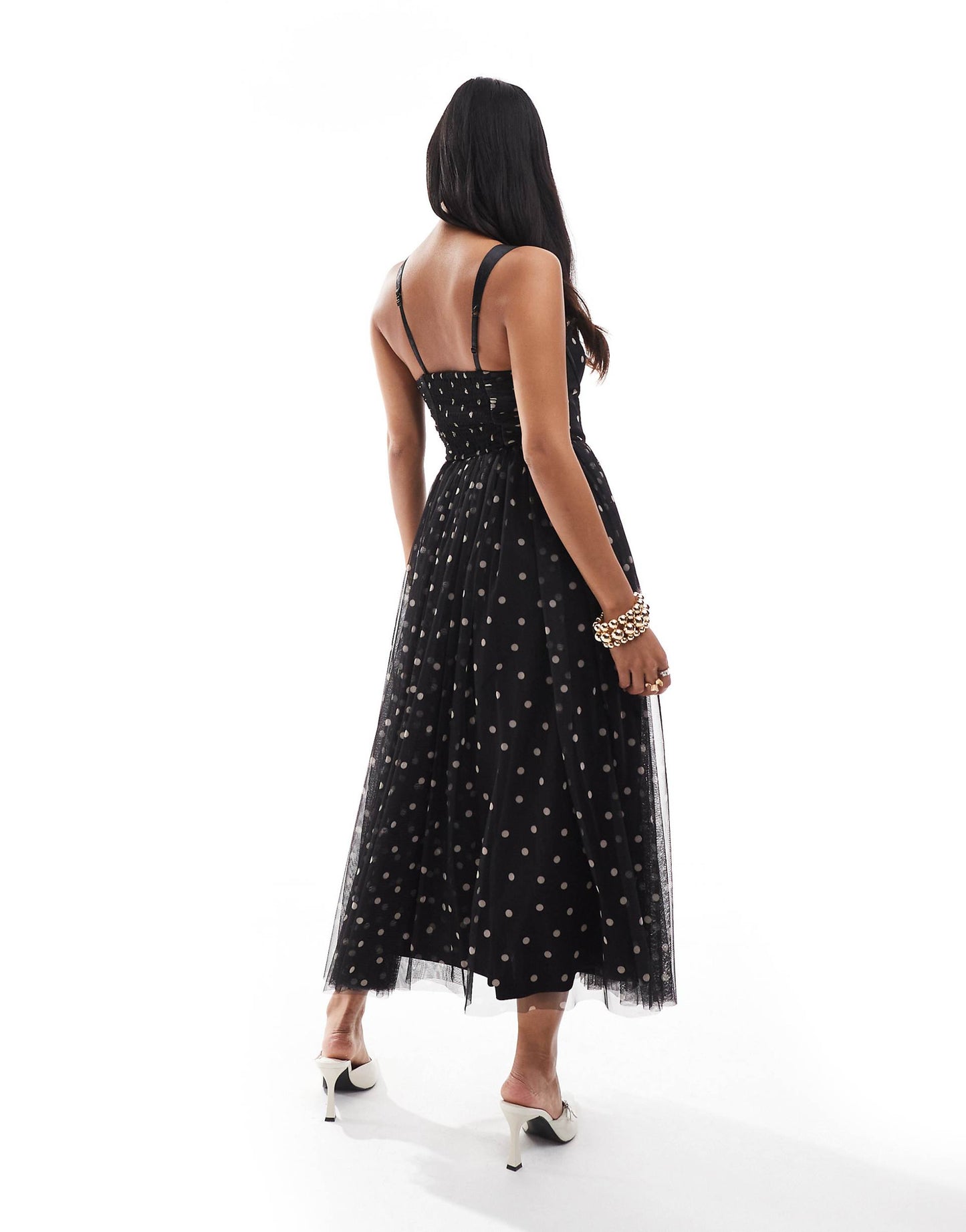 Petite Corset Midi Dress