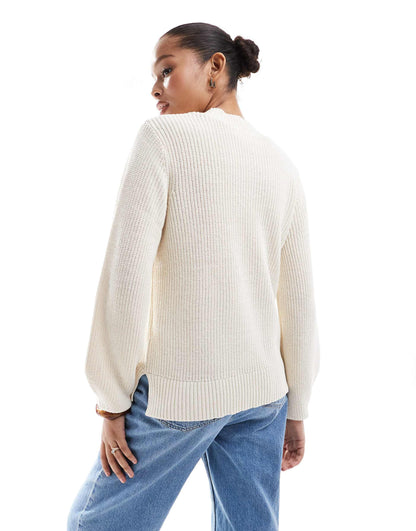 Femme Jumper With Oversized Sleeves