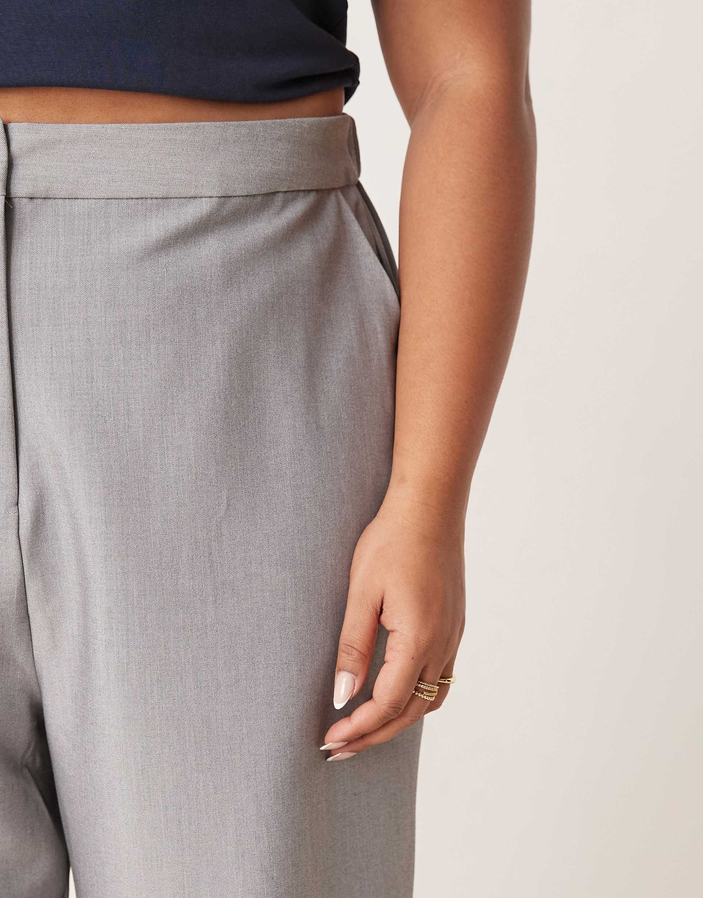 Curve Tailored Relaxed Straight Leg Trousers