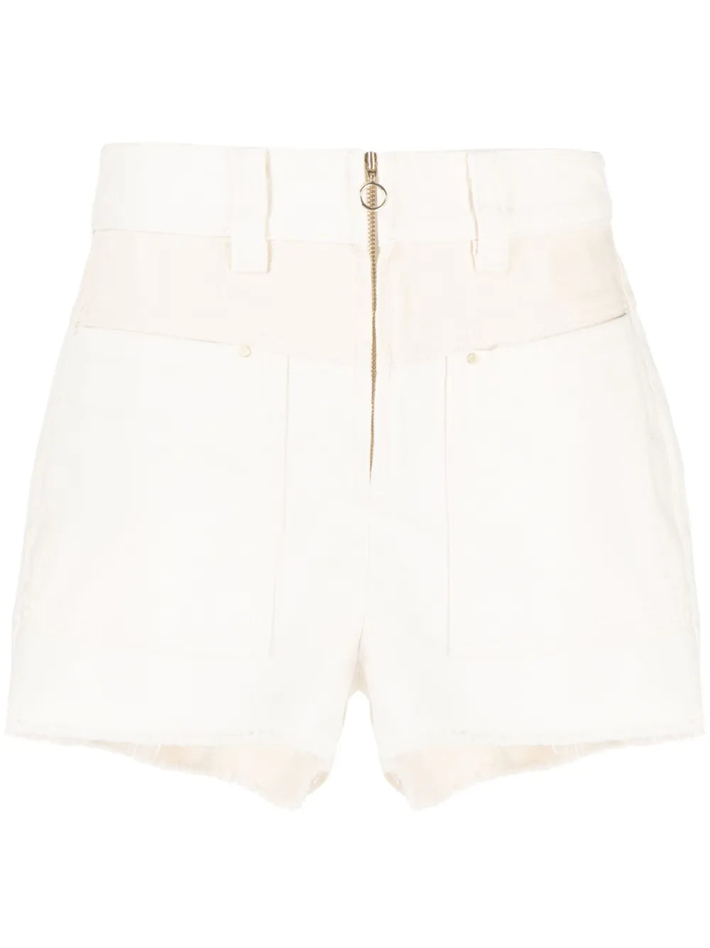 David Panelled Denim Shorts