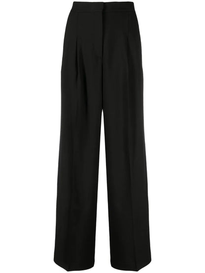 High-Waist Wide-Leg Trousers