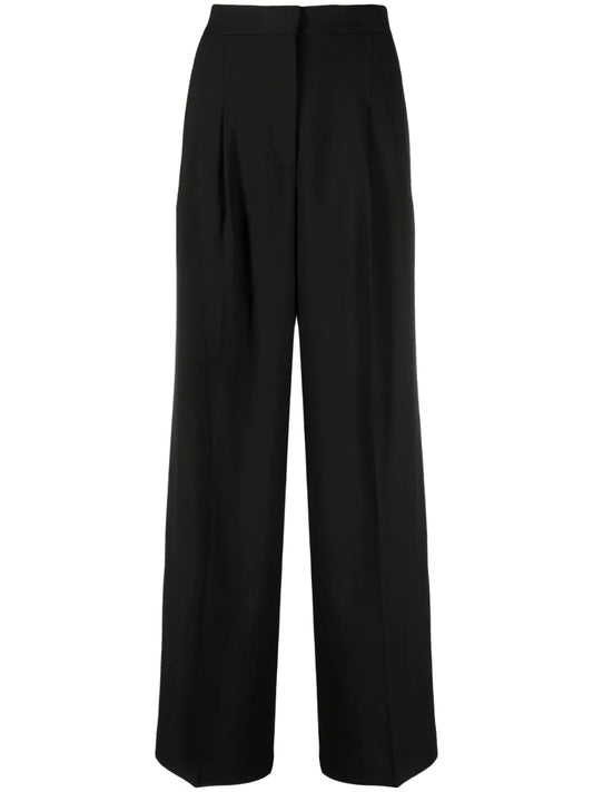 High-Waist Wide-Leg Trousers
