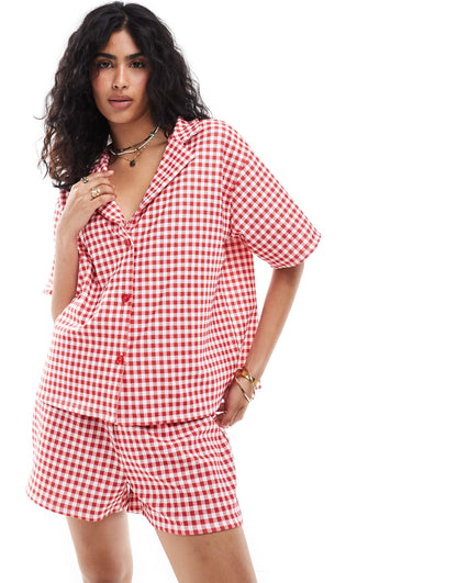 Oversized Shirt Co-Ord