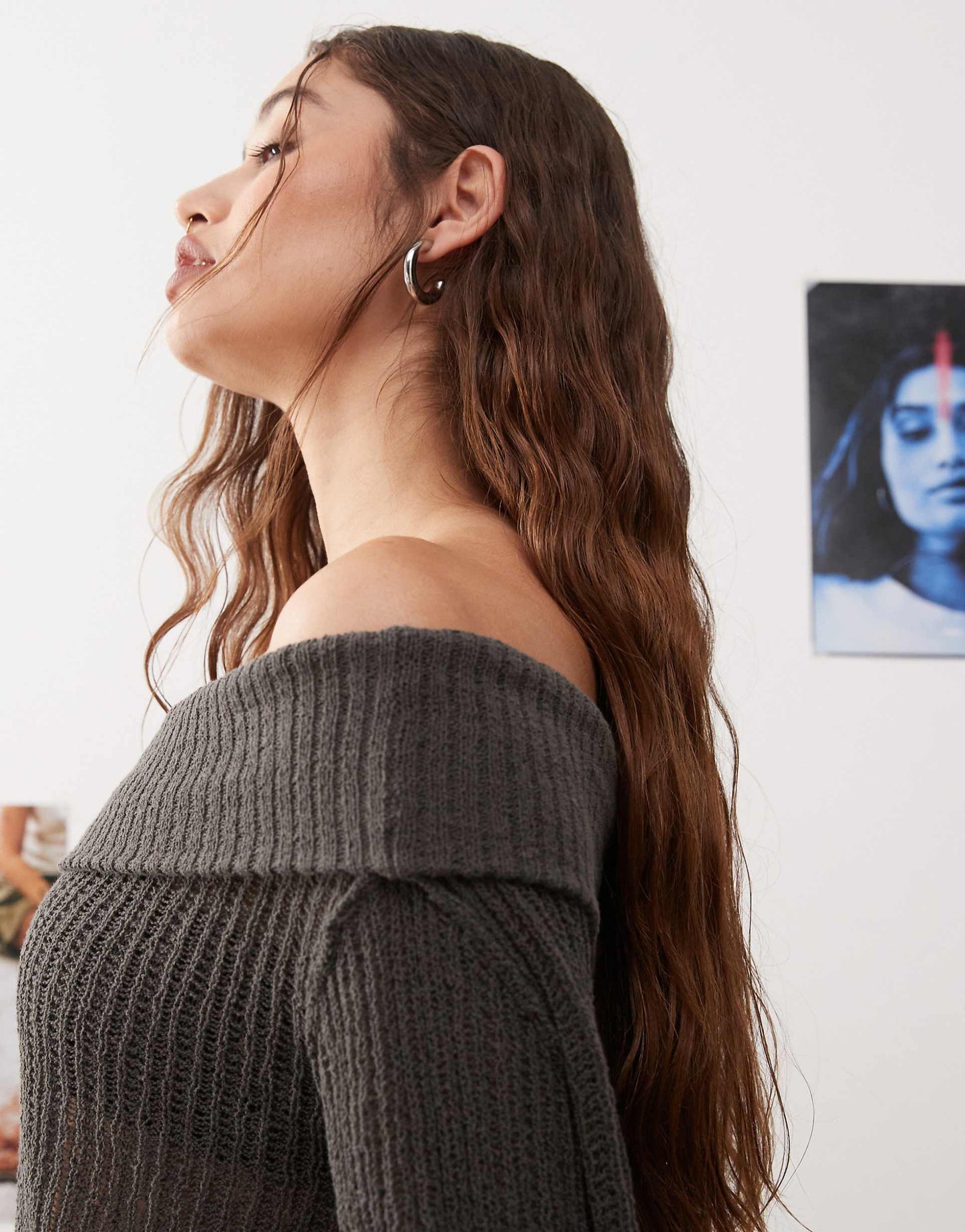 Lori Off Shoulder Lightweight Knit Jumper