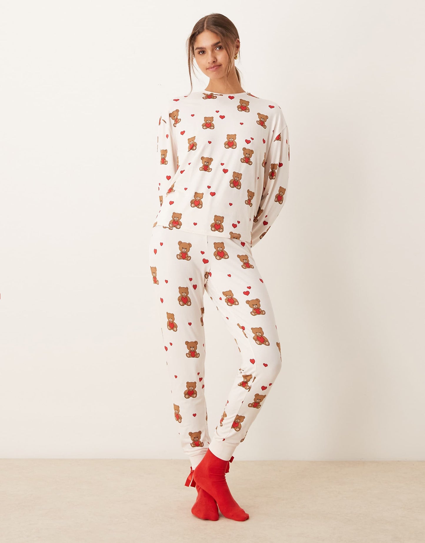 Long Sleeve Sweat And Jogger Pyjama Set