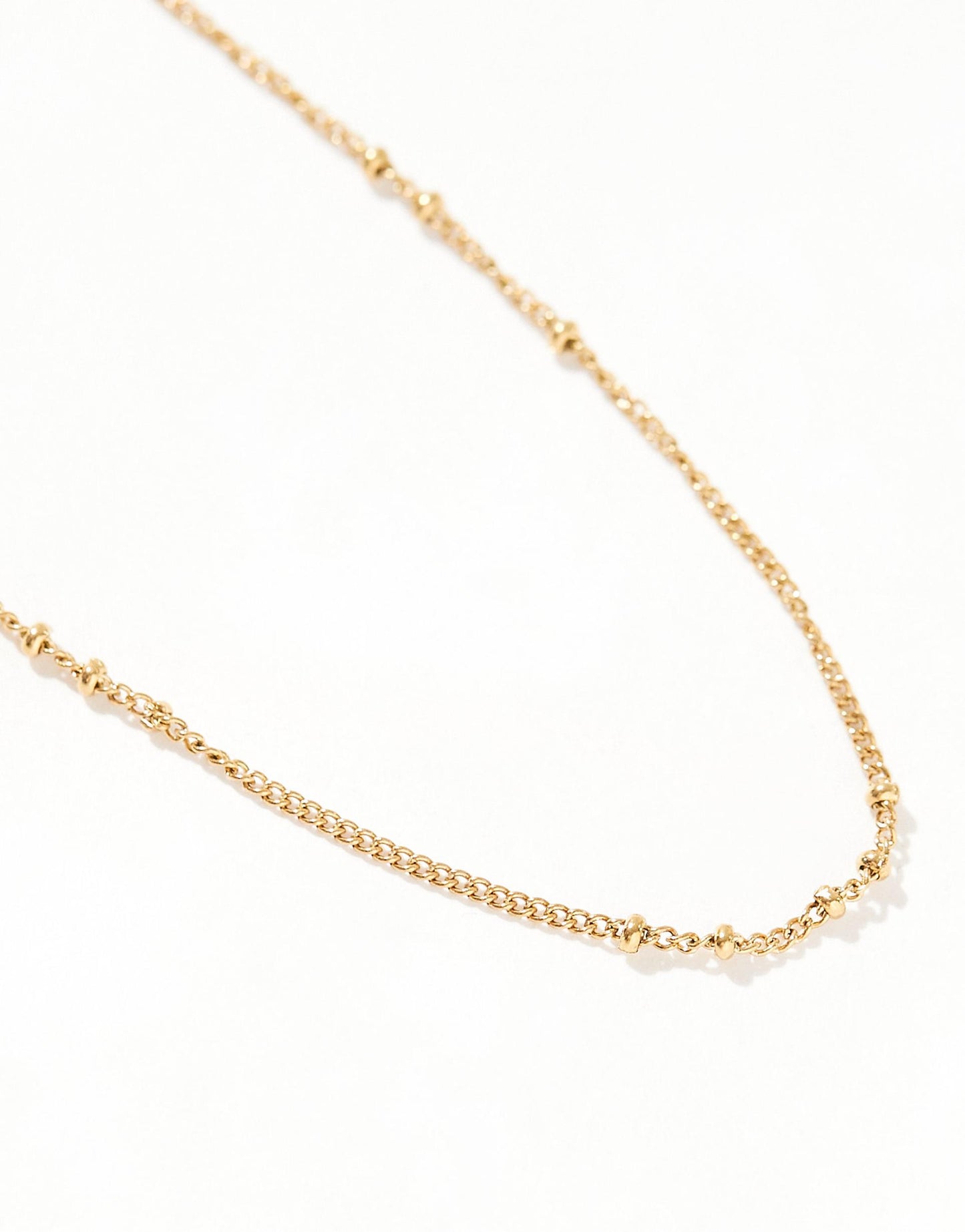 Stainless Steel Gold Plated Bobble Chain